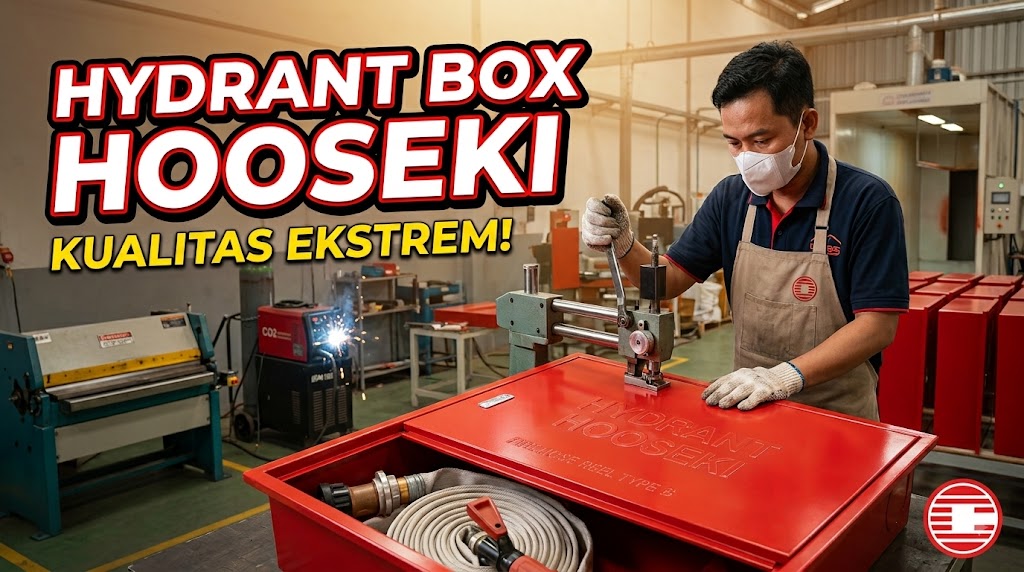 Dibalik Warna Merah Ikonik: Menelisik Proses Fabrikasi Hydrant Box Hooseki yang Presisi dan Tahan Lama