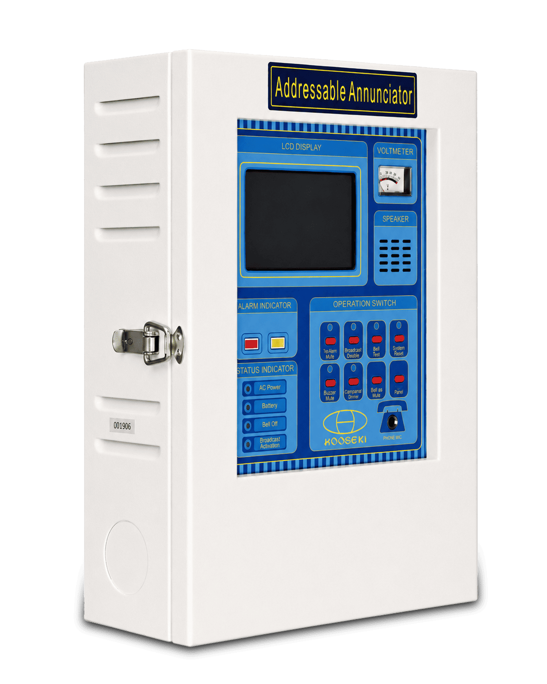 Hooseki Addressable 2 Loop Annunciator W/O Handset Type HS-ADD-ANN2